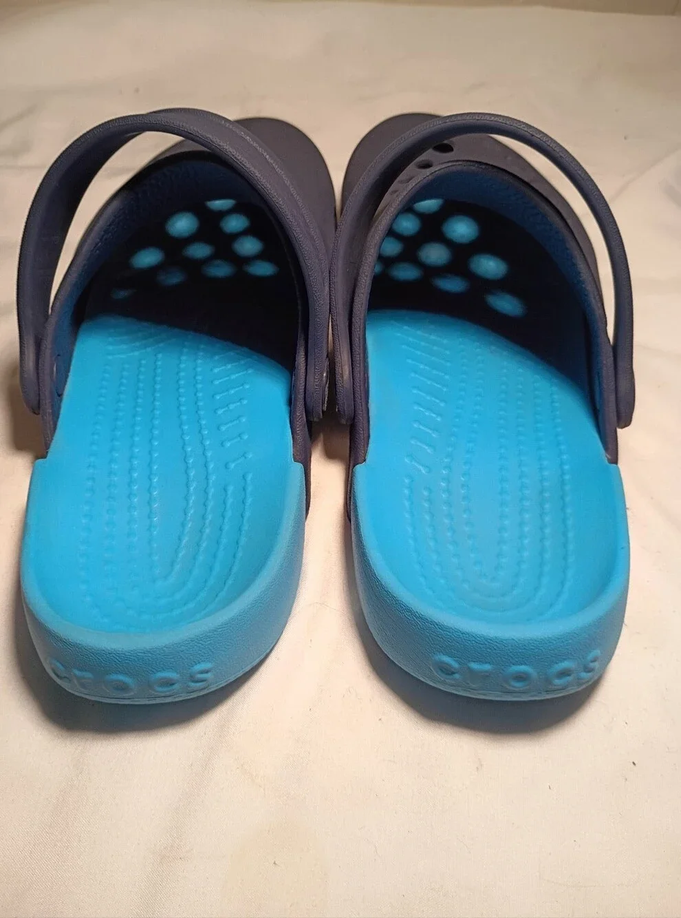 Crocs Kids' Electro Clog Navy / Electric Blue Size J1